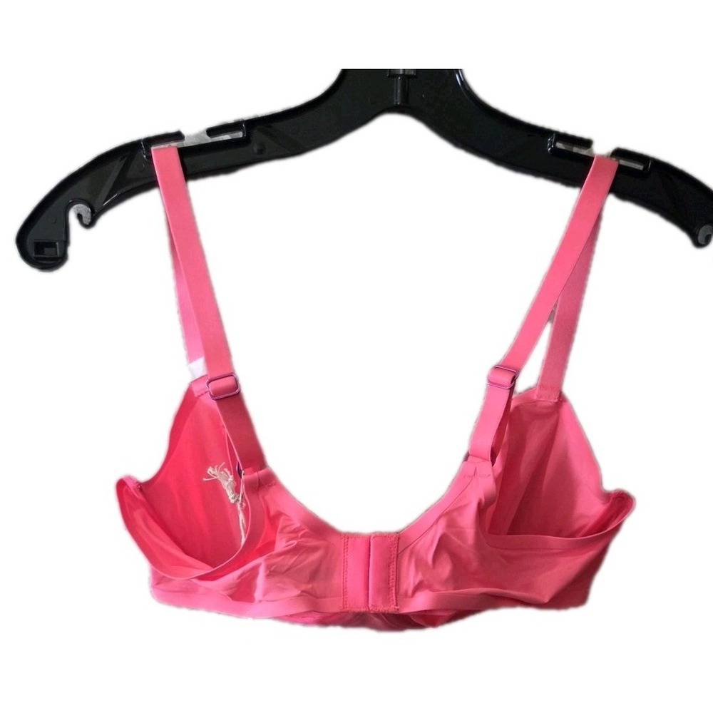 Aerie Smoothez Full Coverage Bra 36D Pink‎ Underwire Adjustable Straps NWT - Picture 7 of 10